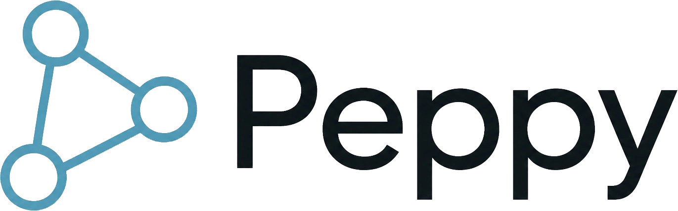 Peppy Peptides logo